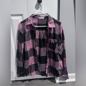 Maurices Pink Flannel